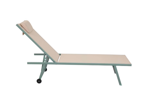 BEST „Travis" – Sonnenliege terracotta