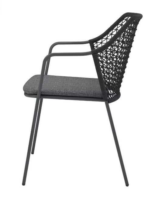 BEST Stuhl „Burano" anthrazit