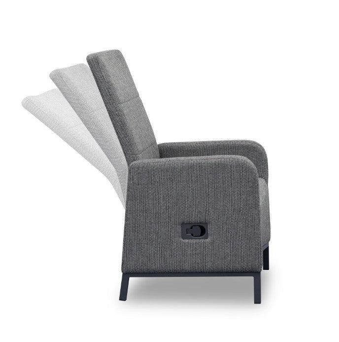 BEST Freizeitmöbel BEST Riga – Relaxsessel mit Fußhocker