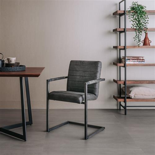 Esszimmerstuhl „Rocca" - bull anthracite