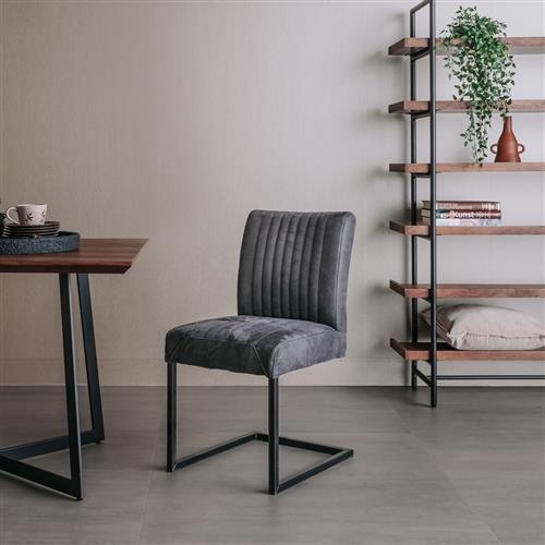 Esszimmerstuhl „Ferro“ - anthracite (ohne Armlehnen)