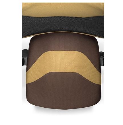 Mayer 2285 Bürodrehstuhl Drehstuhl Mokami beige/braun mit höhenverstellbaren Armlehen