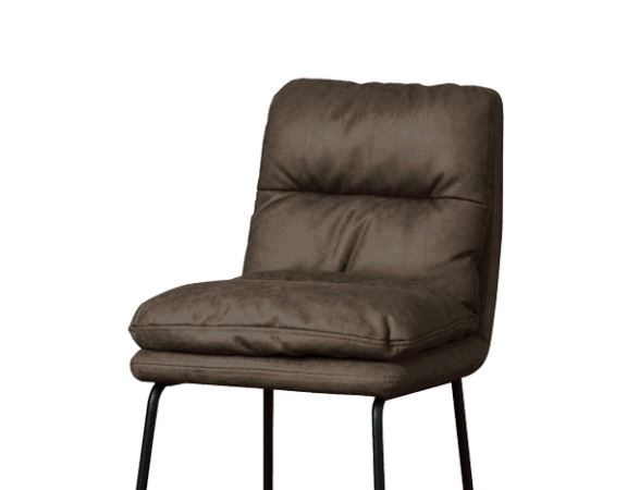 Esszimmerstuhl Tower Living "Toro" ohne Armlehne Cabo 390 Stoff Anthrazit