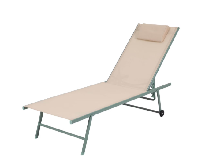 BEST „Travis" – Sonnenliege terracotta