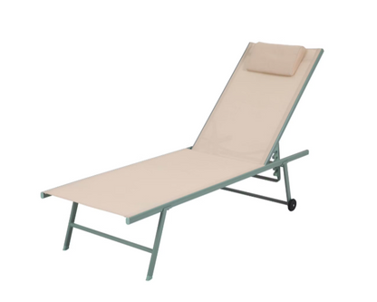 BEST „Travis" – Sonnenliege terracotta