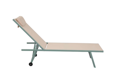 BEST „Travis" – Sonnenliege terracotta