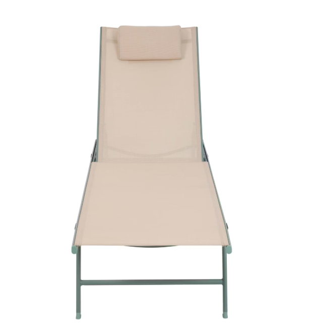 BEST „Travis" – Sonnenliege terracotta