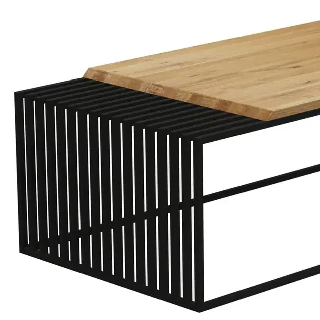 Couchtisch "Paula" Wildeiche geölt