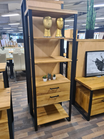 Regal "Oslo" - Eiche Massiv geölt, in 2 Größen und 2 Varianten