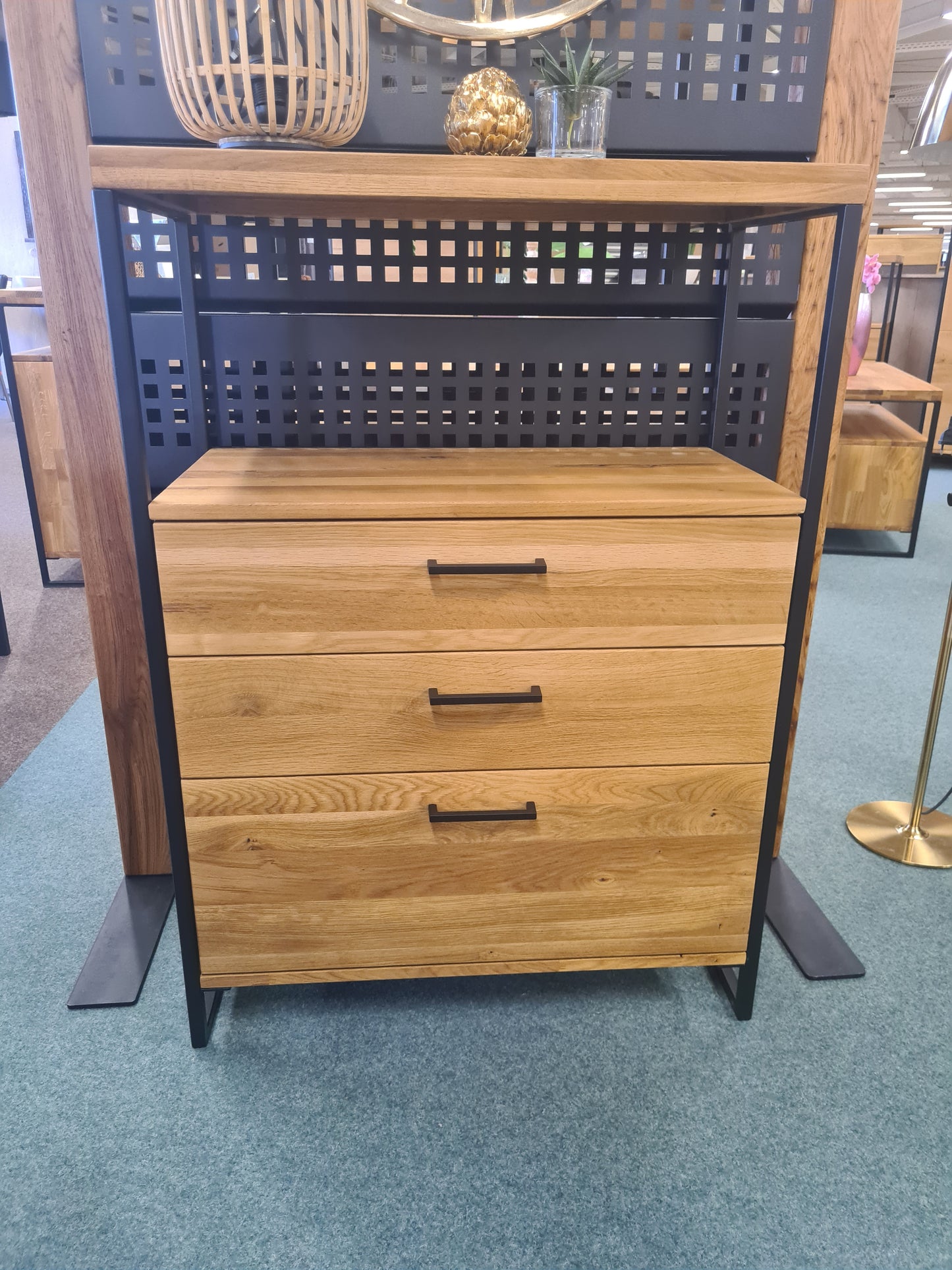 Kommode "Oslo" - Eiche Massiv geölt, in 3 Ausstattungsmerkalen und 2 Varianten