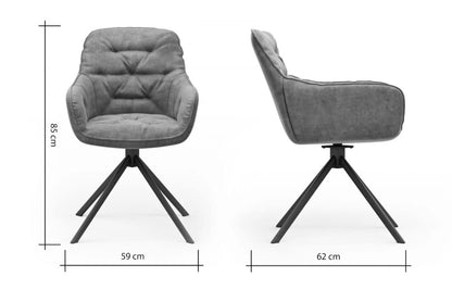 Esszimmerstuhl „Beverly" in 2 Farben