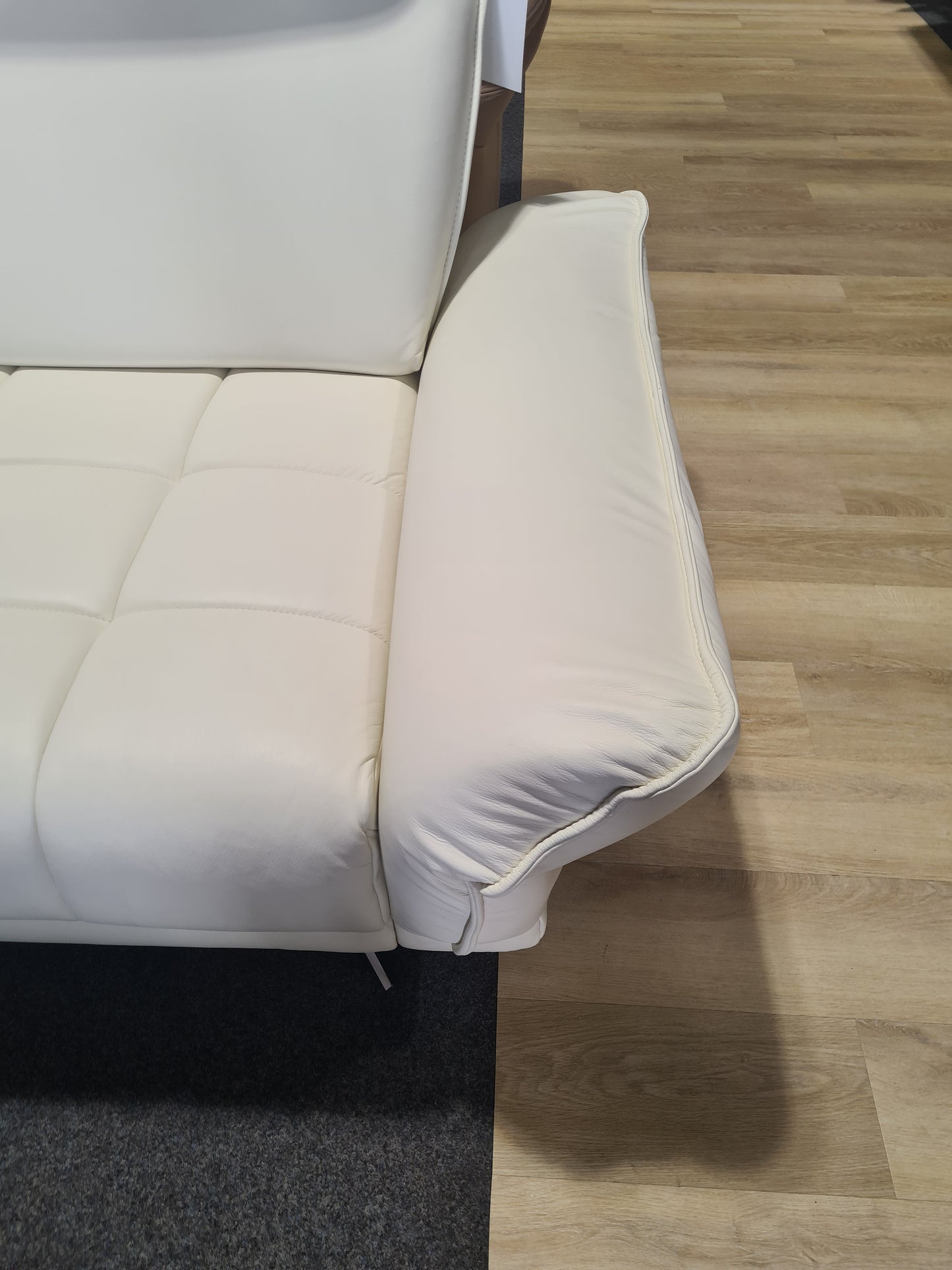 Polinova Ledergarnitur Leder vivre white