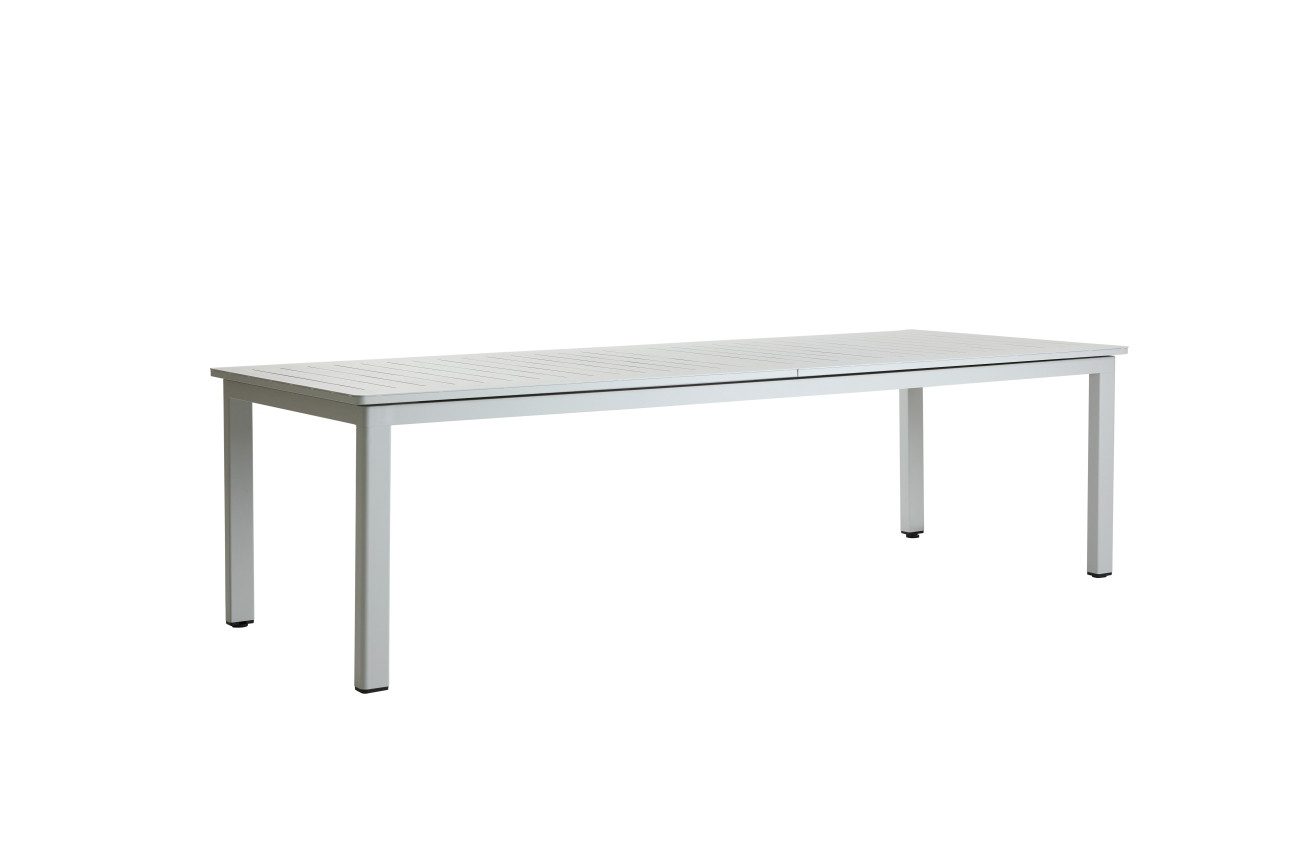 Gartentisch / Esstisch Lomma XL, 260-380x100 cm, Hellgrau