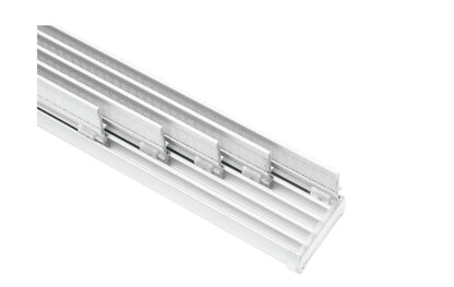 Gardinia Flächenvorhangschiene Komfort Komplett-Set 4 oder 5-läufig Weiß 225 cm oder 280 cm