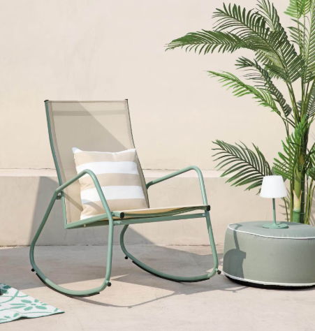 Schaukelstuhl „Brody" von BEST grün