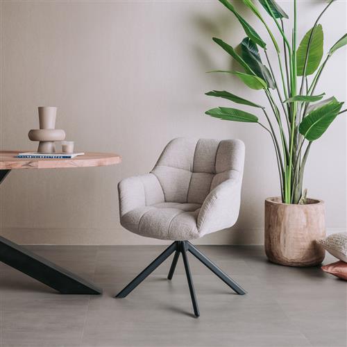 Esszimmerstuhl „Alba" mit Armlehnen (drehbar)