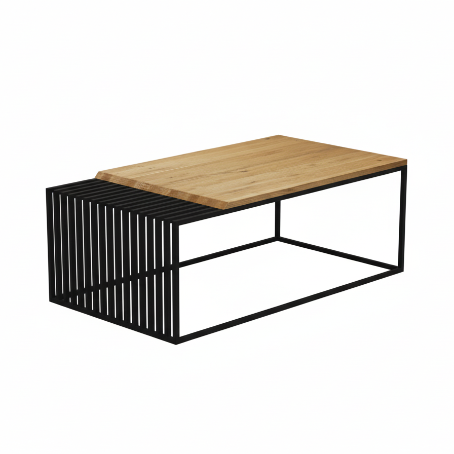 Couchtisch "Paula" Wildeiche geölt