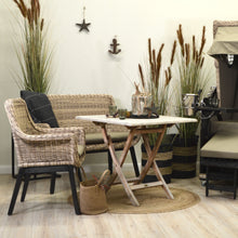 Laden Sie das Bild in den Galerie-Viewer, Gartenstuhl &gt;Black Pearl&lt; Polyrattan
