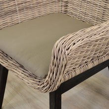 Laden Sie das Bild in den Galerie-Viewer, Gartenstuhl &gt;Black Pearl&lt; Polyrattan
