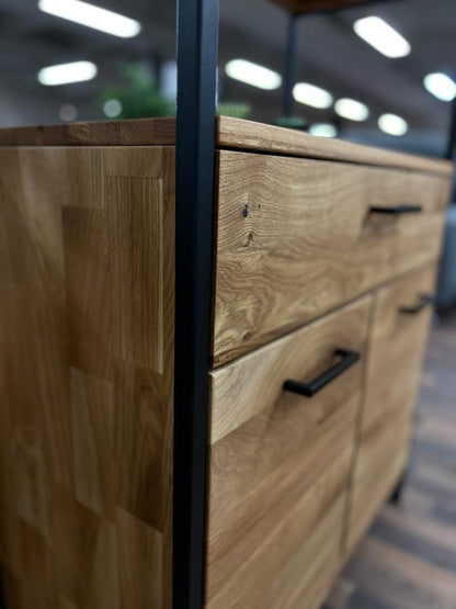 Kommode "Oslo" - Eiche Massiv geölt, in 3 Ausstattungsmerkalen und 2 Varianten