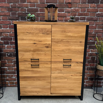 Highboard "Oslo" I Eiche massiv