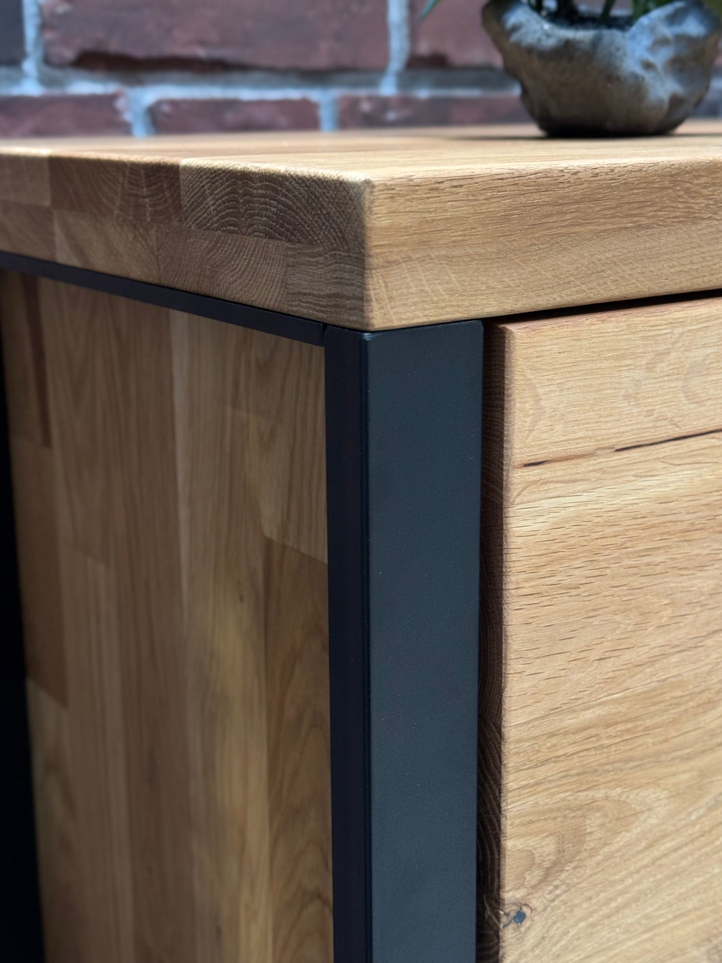 Highboard "Oslo" I Eiche massiv