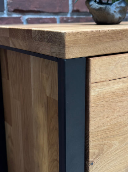 Highboard "Oslo" I Eiche massiv