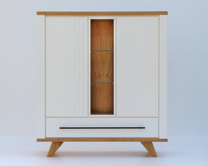 Highboard „Petar" white 125