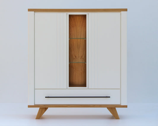 Highboard „Petar" white 125