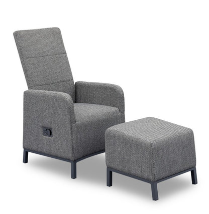 BEST Freizeitmöbel BEST Riga – Relaxsessel mit Fußhocker