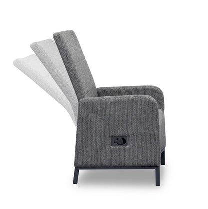 BEST Freizeitmöbel BEST Riga – Relaxsessel mit Fußhocker