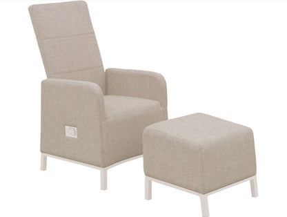 BEST Freizeitmöbel BEST Riga – Relaxsessel mit Fußhocker