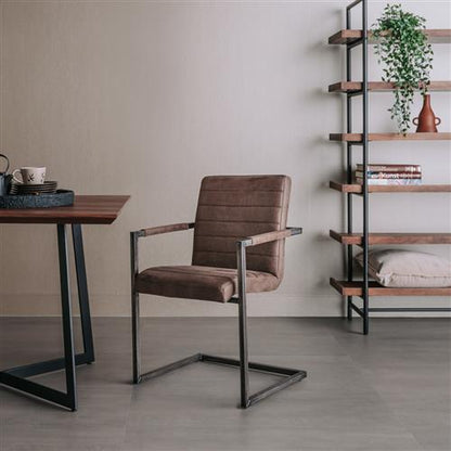 Esszimmerstuhl „Rocca" - bull cognac