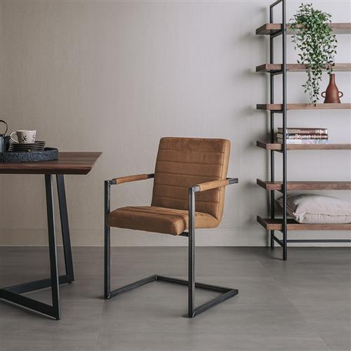 Esszimmerstuhl „Rocca" - bull cognac