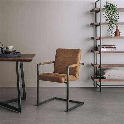 Esszimmerstuhl „Rocca" - bull cognac