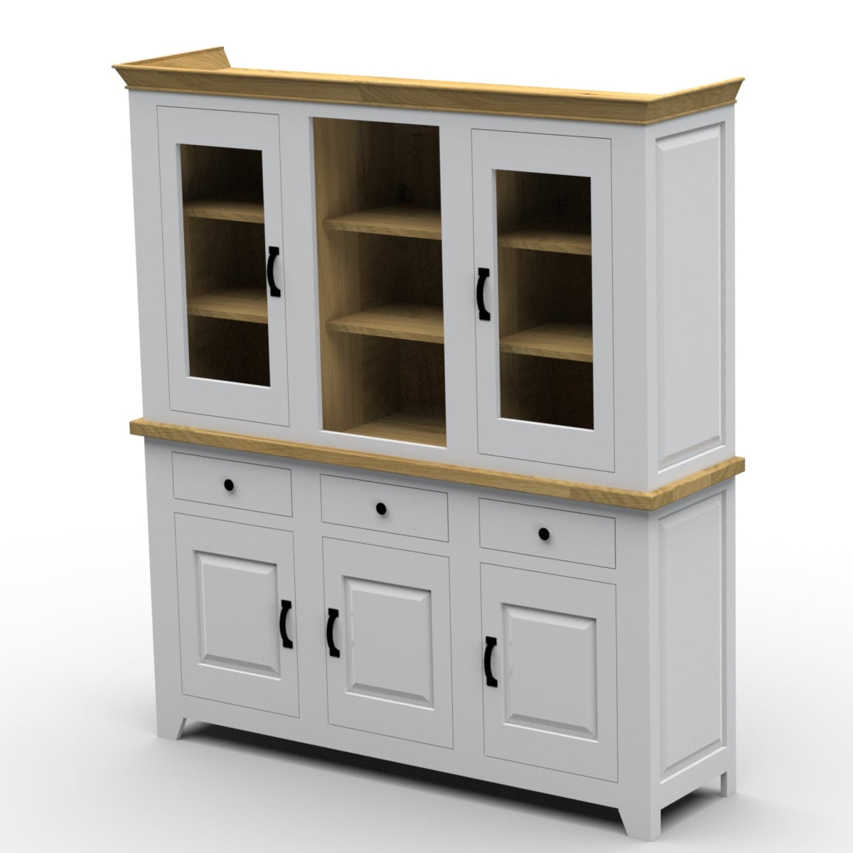 BIG Buffet „Irvine“ - Massive Wildeiche mit großzügigem Stauraum