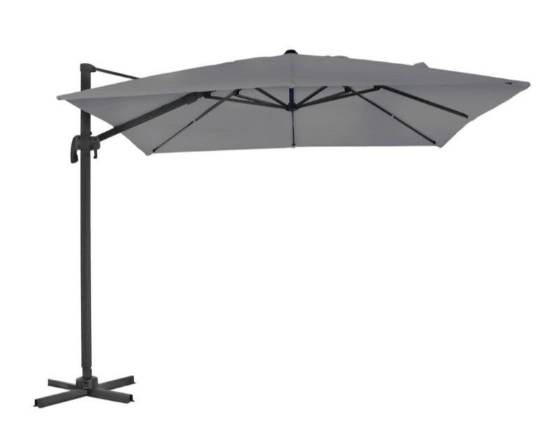 "Linz" Ampelschirm Anthrazit/Grau