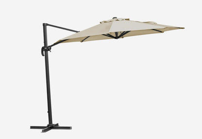 "Linz" Ampelschirm Anthrazit/Grau