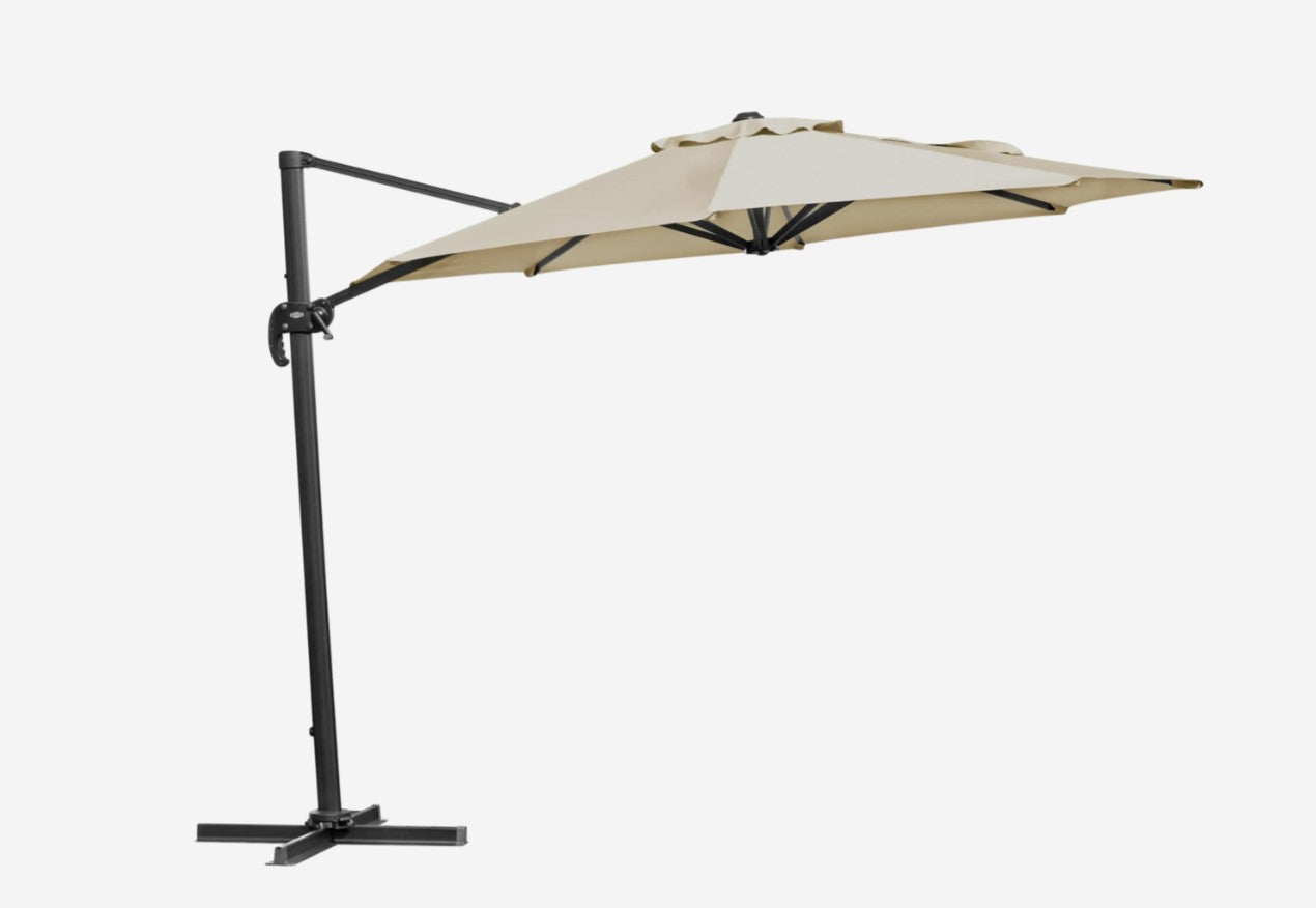 "Linz" Ampelschirm Anthrazit/Grau