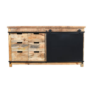 Sideboard >Tucson< aus Mangoholz & Metall - 150cm