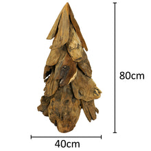 Laden Sie das Bild in den Galerie-Viewer, Tannenbaum aus Teakholz - versch. Größen
