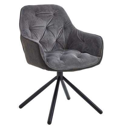 Niehoff Schalensessel / Drehsessel "Update" anthrazit / silber
