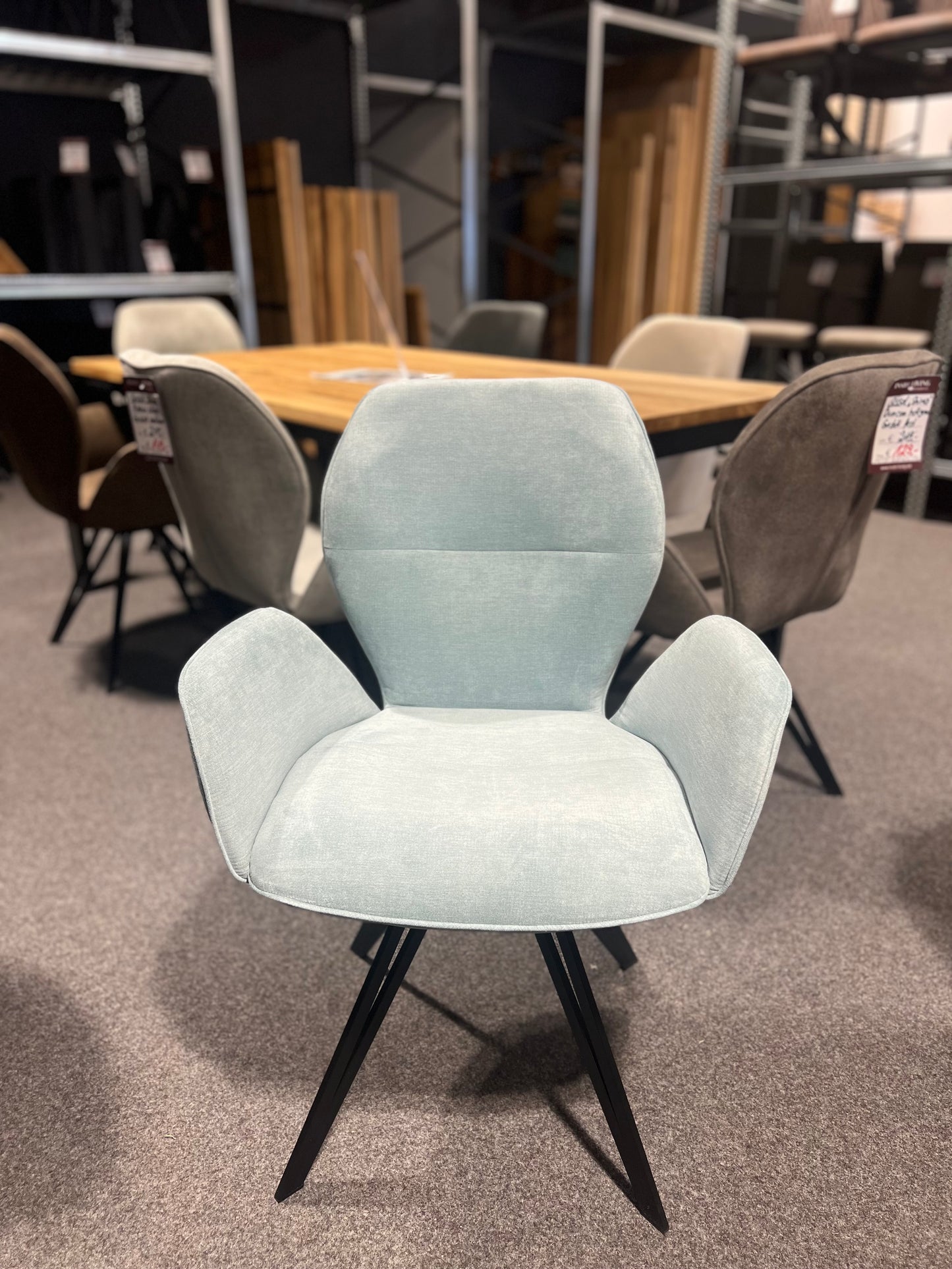 Esszimmerstuhl "Shiraz" mit Armlehnen von Niehoff Sitzmöbel