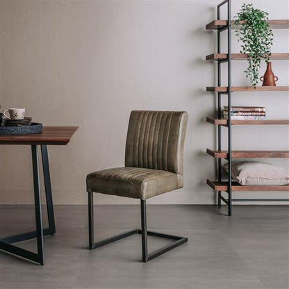 Esszimmerstuhl „Ferro“ - green (ohne Armlehnen)