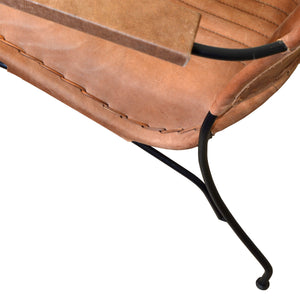 Lounge Stuhl >Nirsa< Premium Büffelleder