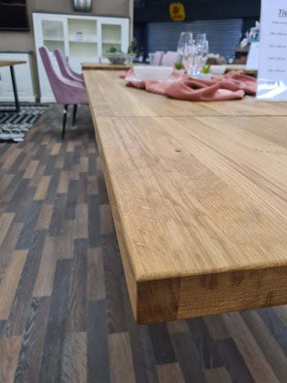 Tischplatten Eiche geölt mit gerader Kante verschiedene Größen und Stärken