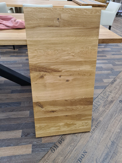 Tischplatten Eiche geölt mit gerader Kante verschiedene Größen und Stärken