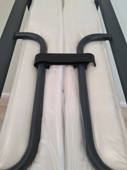 Gästebett, Klappbett,  Reisebett, komfortabel , 90 x 200 cm mit Lattenunterfederung