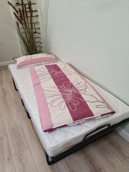 Gästebett, Klappbett,  Reisebett, komfortabel , 90 x 200 cm mit Lattenunterfederung