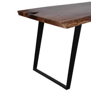 Tischgestell Metall massiv schwarz matt